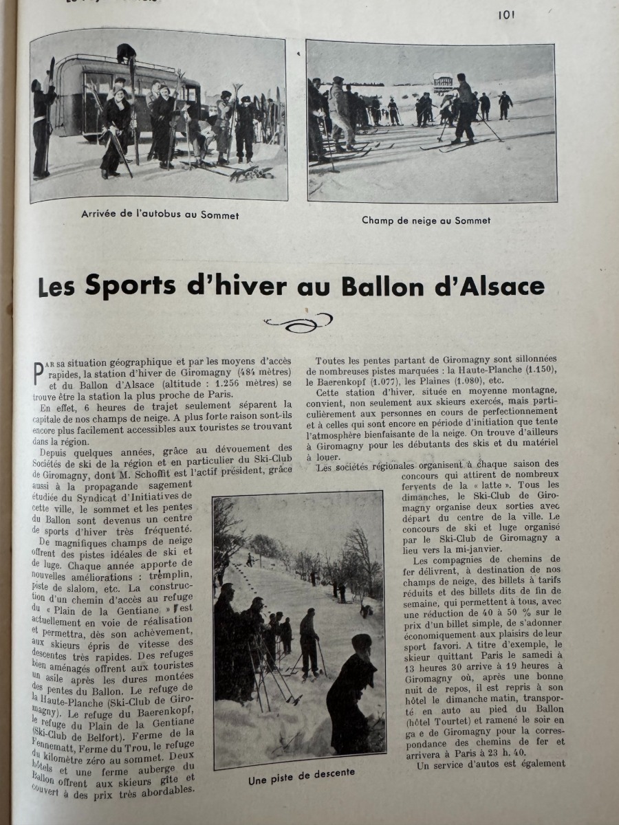 Le Pays Comtois - Giromagny et le Ballon d'Alsace 1935 - Territoire de Belfort - Vue 4 - Territoire de Belfort