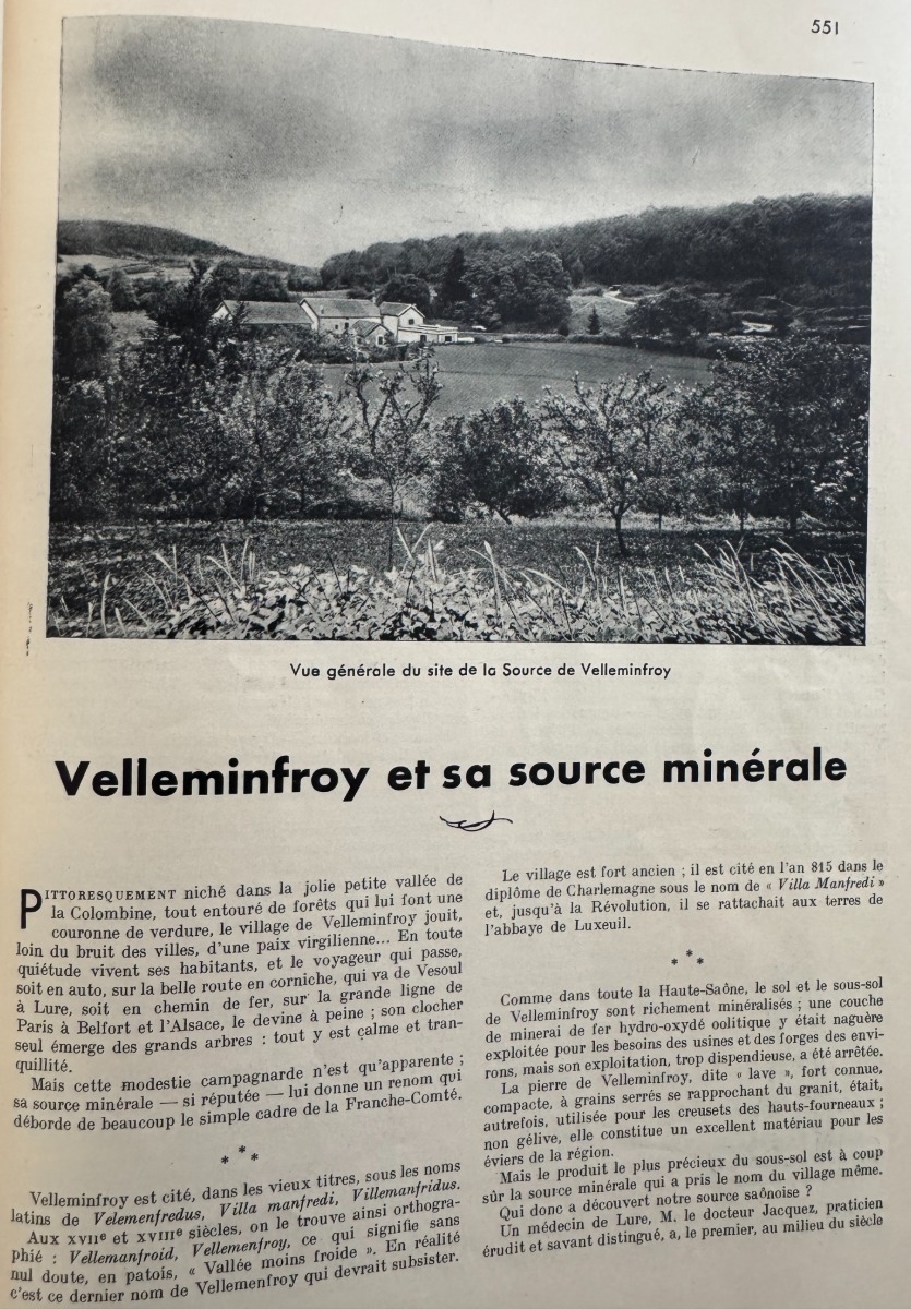 Le Pays Comtois la Haute Saône 1934 - Légende du Sabot - Velleminfroy - Creveney - Lure - Luxeuil - Vue 4 - Haute-Saône