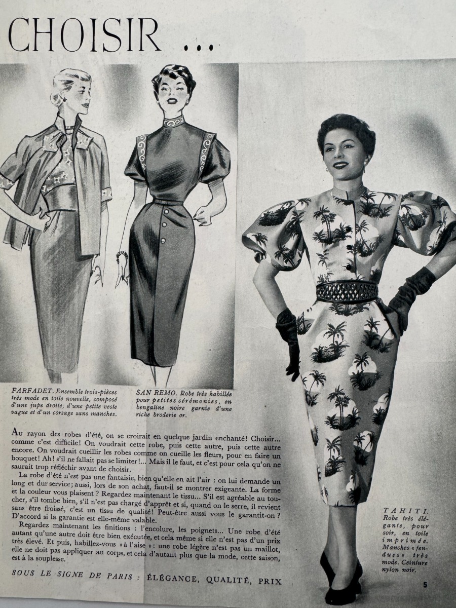 Catalogue vêtements Kaluski Vesoul - Mode vintage année 50 - Vue 2 - Grands Magasins