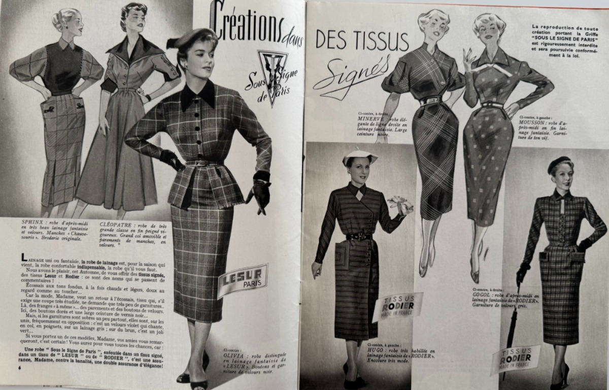 Catalogue vêtements Kaluski Vesoul - Mode vintage année 1952 - Vue 3 - Grands Magasins