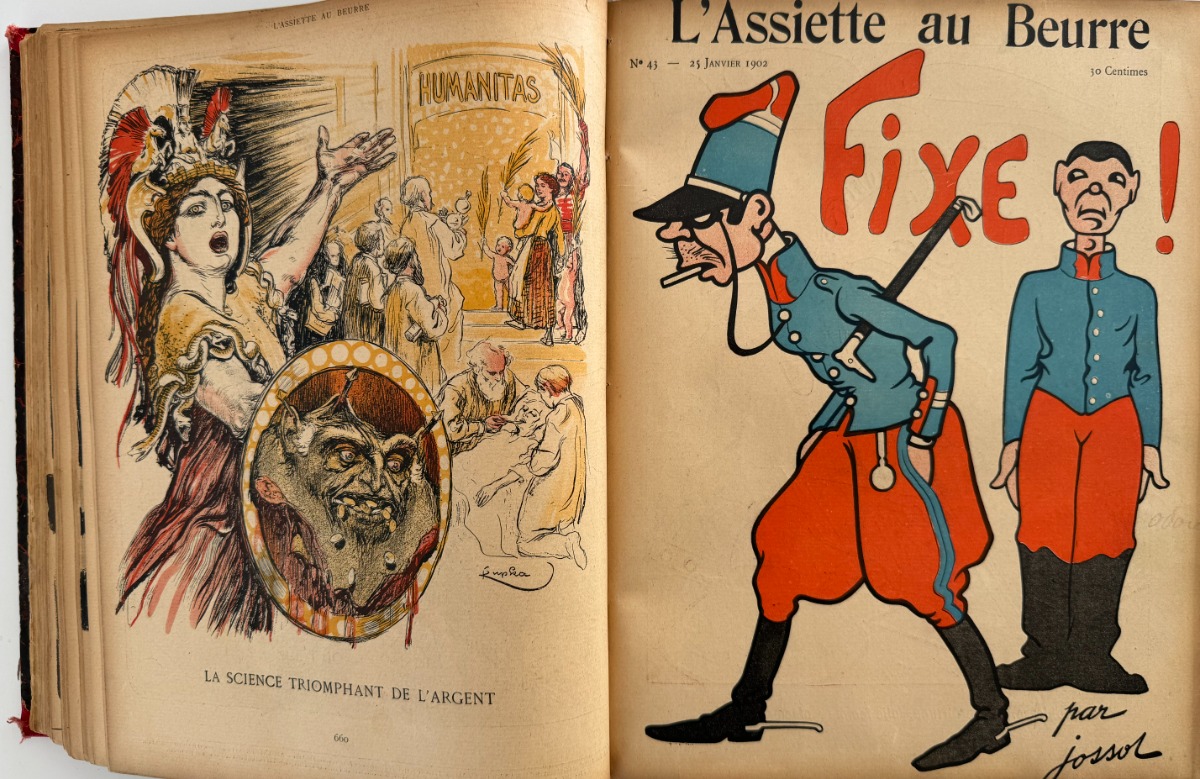 L'assiette Au Beurre : de 1901 a 1903 Willette, Cappiello, Steinlen, Kupka - Vue 3 - Divers