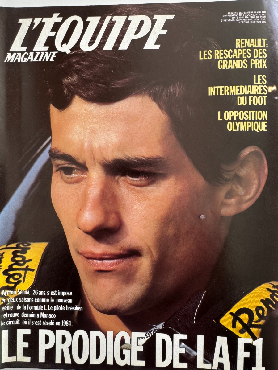 L'équipe magazine N° 283 du 10/05/1986 Ayrton Senna - Formule 1 - Journal L'Équipe authentique - Revue Vintage