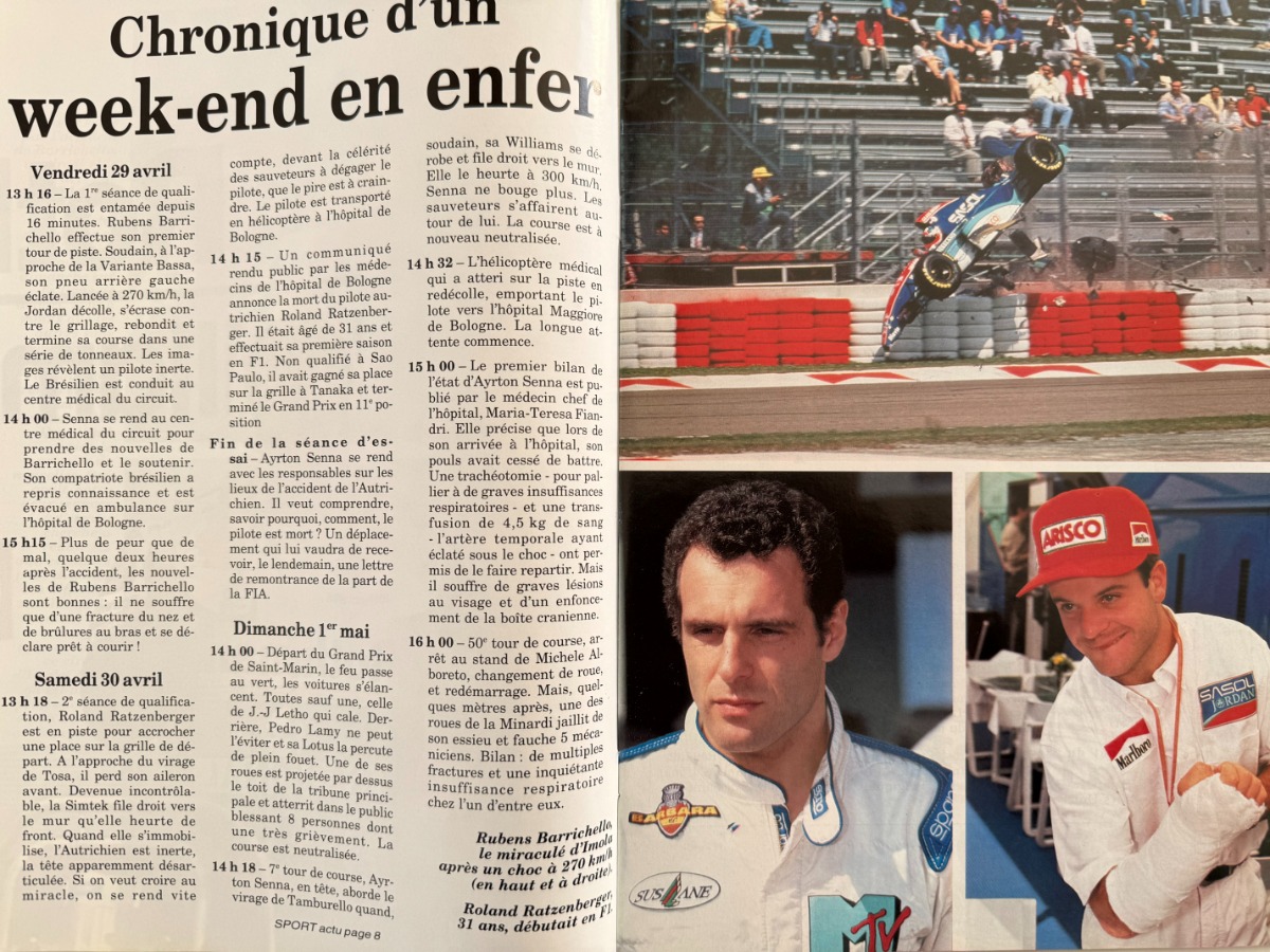 Sport Actu N° 4 mai 1994 Ayrton Senna - Formule 1 - Vue 2 - Autres sports