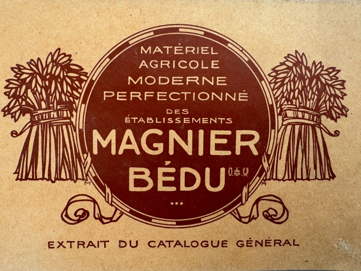 Catalogue agricole Magnier Bédu - Groslay - Val-d'Oise - Divers authentique - Revue Vintage
