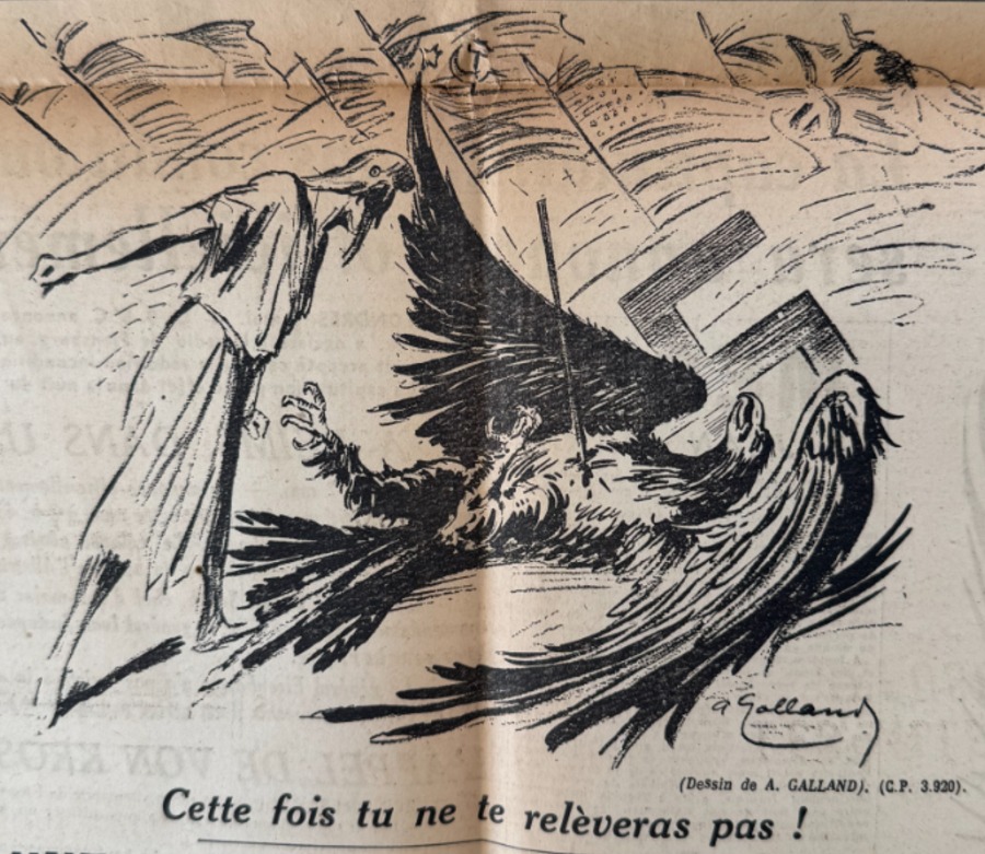 Journal Les Nouvelles du matin 8 mai 1945 - La guerre est Finie - Fin de la 2eme guerre mondiale - WW2 - Vue 2 - Guerre