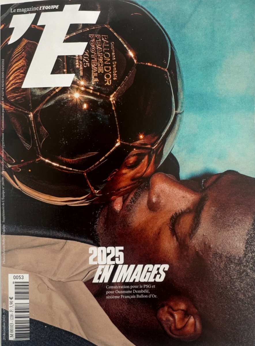 L'équipe magazine 20/12/2025  Ballon d'Or - Ousmane Dembélé. PSG - Paris Saint Germain - Journal L'Équipe authentique - Revue Vintage