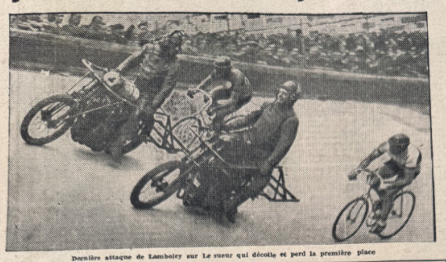 16 juin 1947 - Vélo sport Lamboley ( Héricourt . Haute Saone ) champion de France demi fond - Cyclisme - Vue 3 - Cyclisme