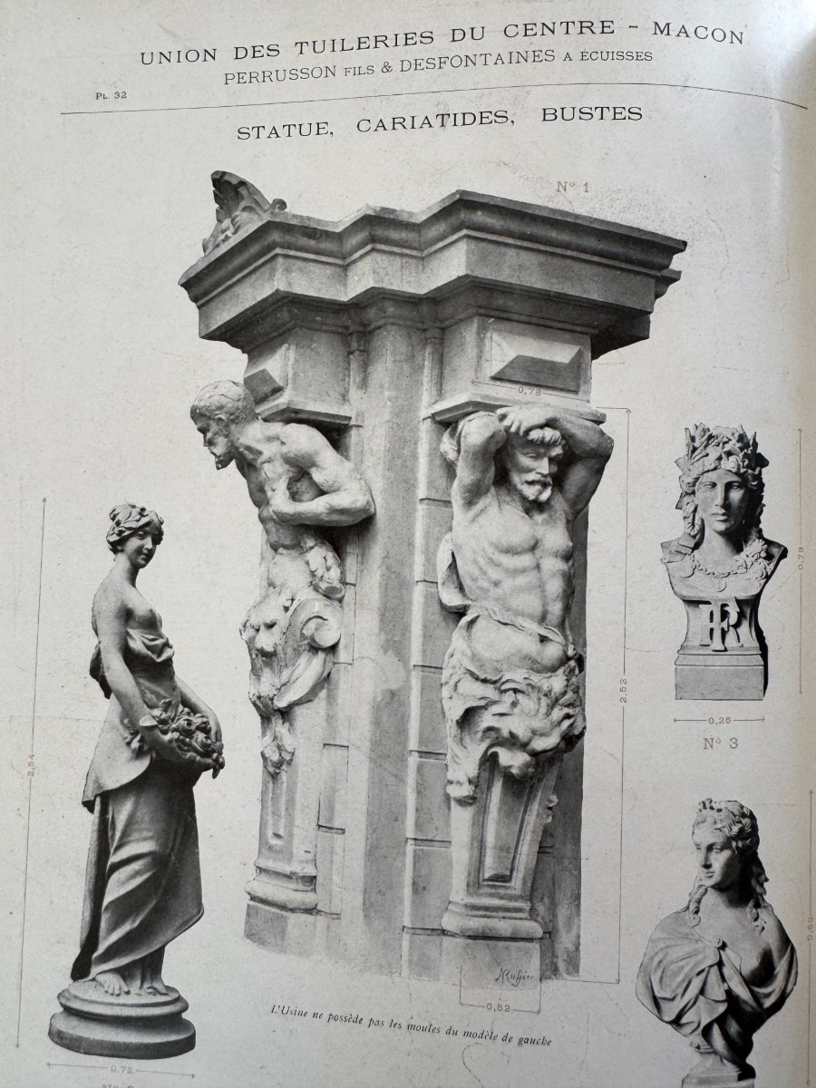 Catalogue 1905 – Céramique décorative – Union des tuileries du centre 59 planches couleurs - Vue 8 - Divers
