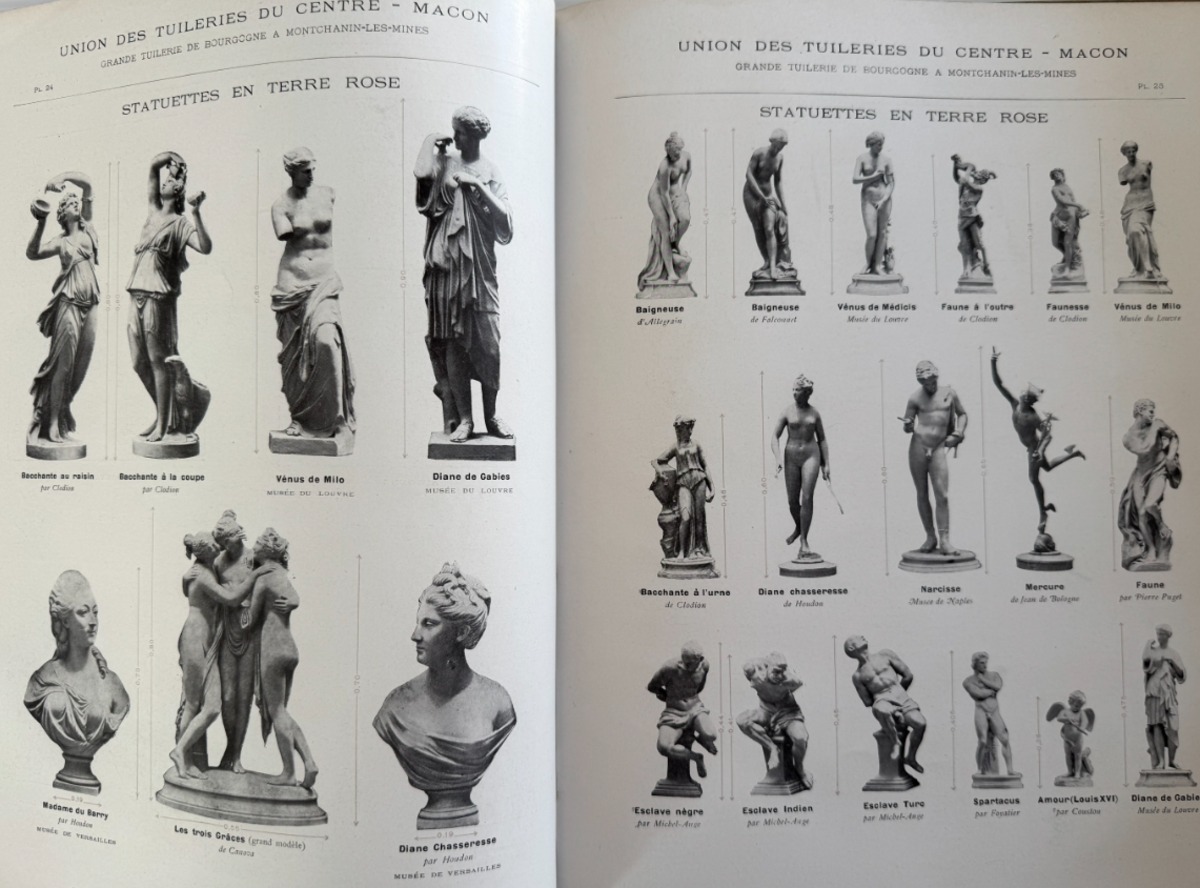 Catalogue 1905 – Céramique décorative – Union des tuileries du centre 59 planches couleurs - Vue 9 - Divers