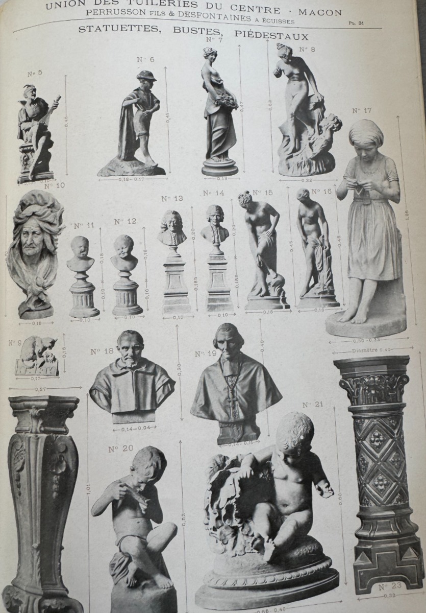 Catalogue 1905 – Céramique décorative – Union des tuileries du centre 59 planches couleurs - Vue 10 - Divers