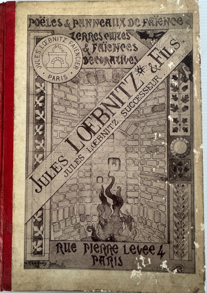 1898 Catalogue Jules Loebnitz & Fils – Manufacture de faïence et terre cuite 76 planches - Divers authentique - Revue Vintage