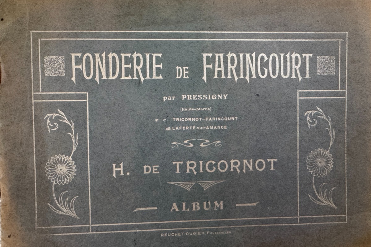 Catalogue ancien 1922 Fonderie Farincourt + tarif Haute-Marne fonte fourneaux. - Vue 1 - Divers