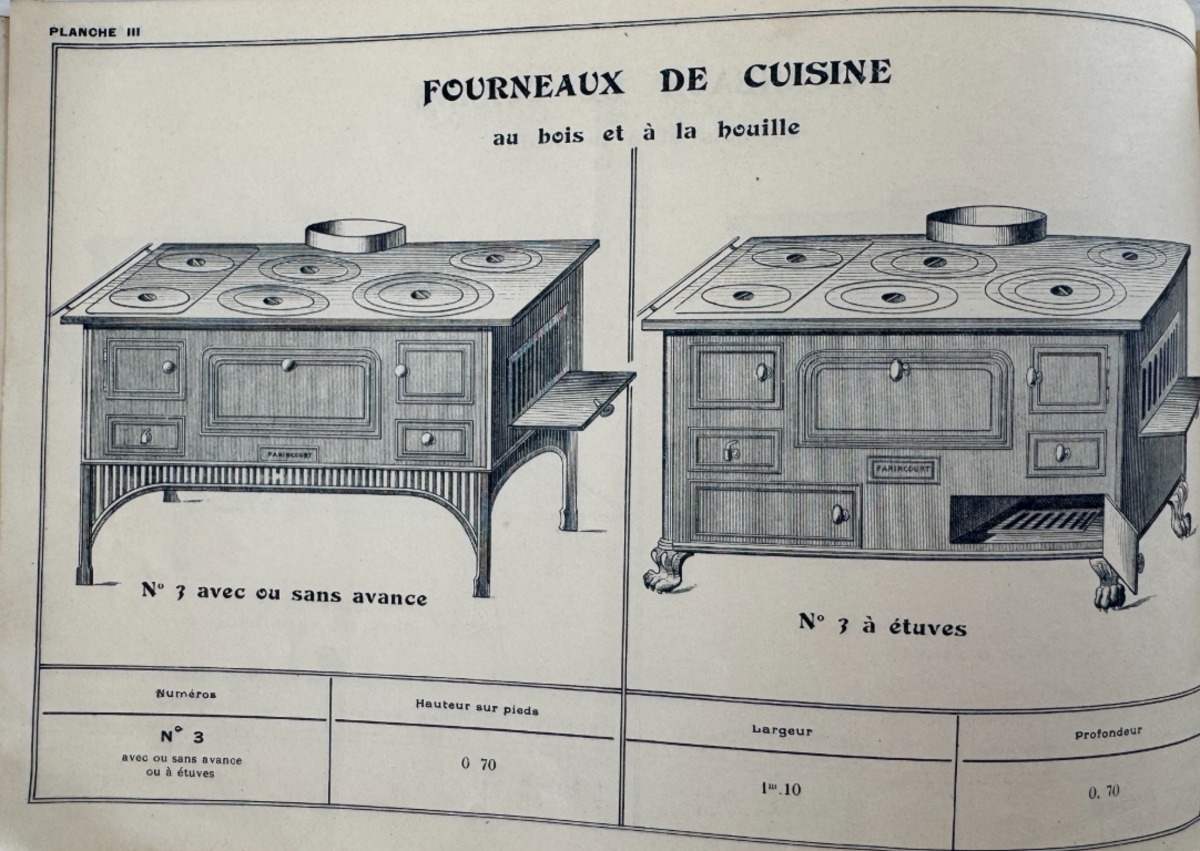 Catalogue ancien 1922 Fonderie Farincourt + tarif Haute-Marne fonte fourneaux. - Vue 2 - Divers