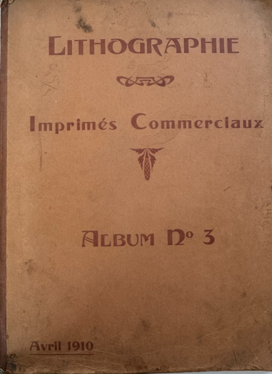 1910 Catalogue de factures anciennes - Cartes de représentant - Spécimen / Album de Représentant - Lithographie & Imprimés Commerciaux. - Vue 1 - Divers