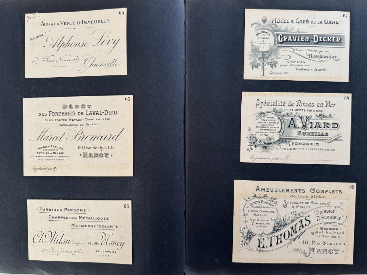 1910 Catalogue de factures anciennes - Cartes de représentant - Spécimen / Album de Représentant - Lithographie & Imprimés Commerciaux. - Vue 5 - Divers