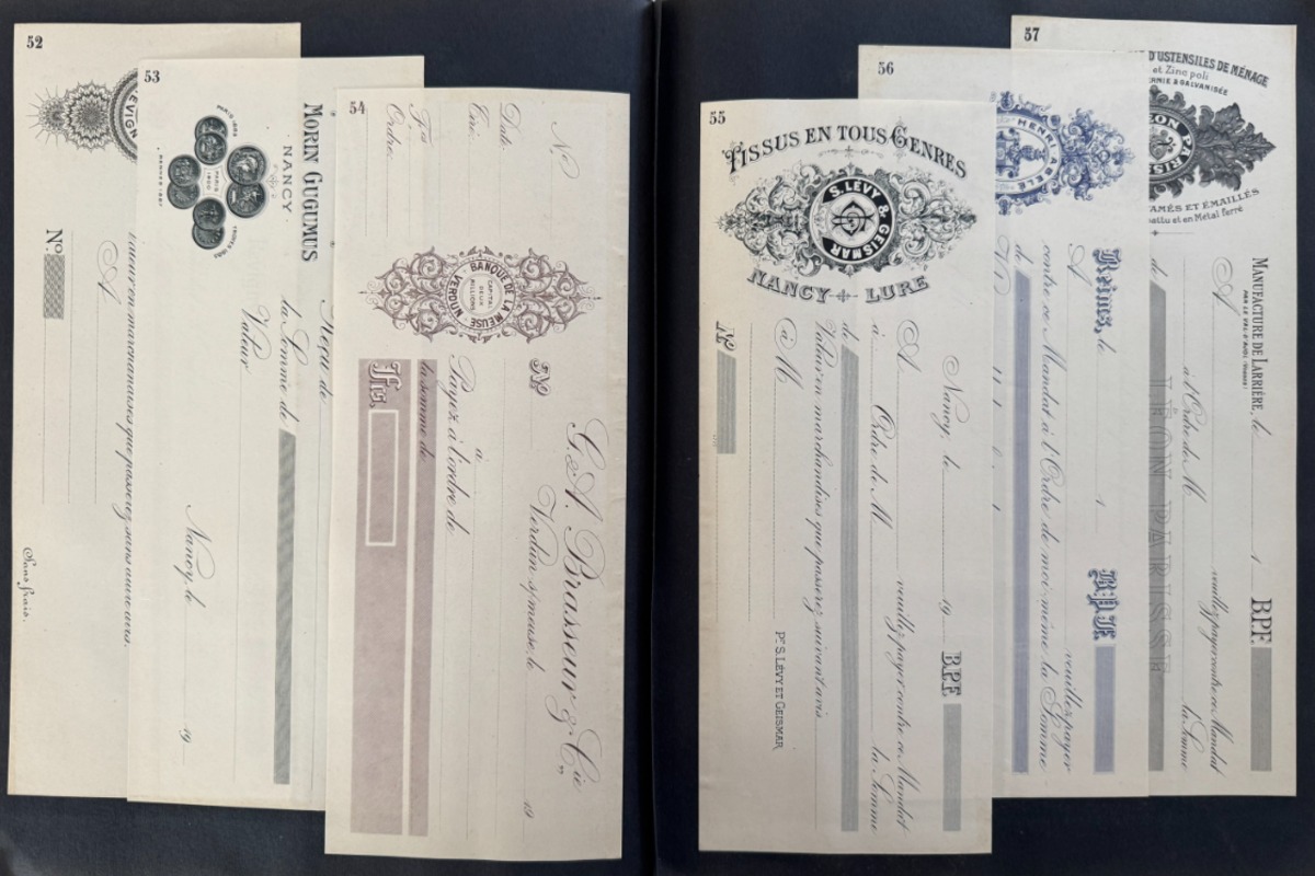 1910 Catalogue de factures anciennes - Cartes de représentant - Spécimen / Album de Représentant - Lithographie & Imprimés Commerciaux. - Vue 8 - Divers