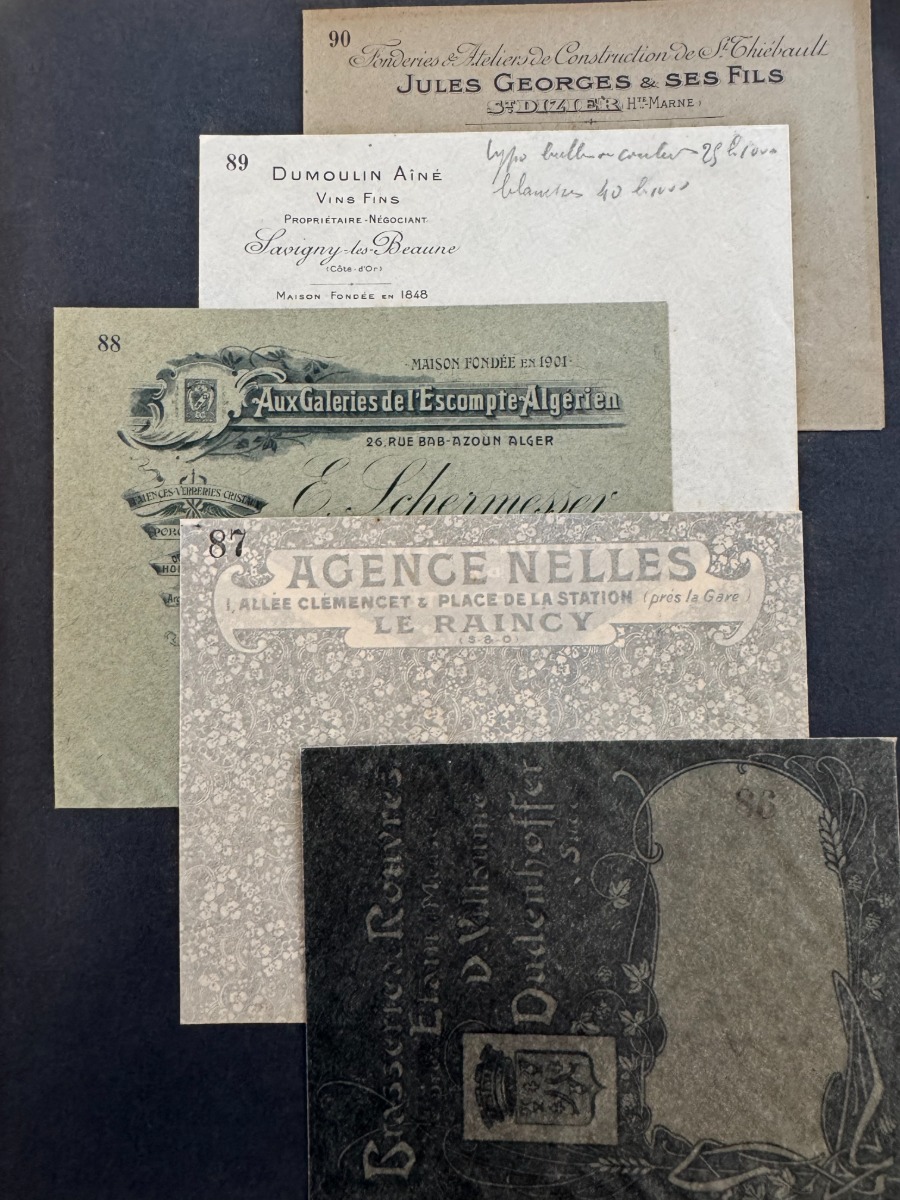 1910 Catalogue de factures anciennes - Cartes de représentant - Spécimen / Album de Représentant - Lithographie & Imprimés Commerciaux. - Vue 9 - Divers