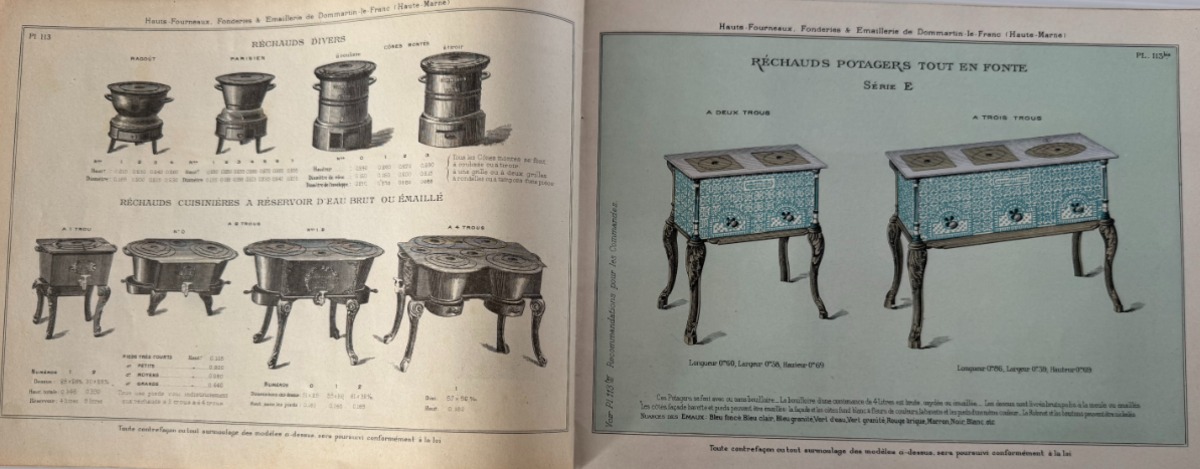 Catalogue fonderies et émaillerie de Dommartin le Franc - Maison Chanlaire - Haute Marne - Vue 4 - Divers