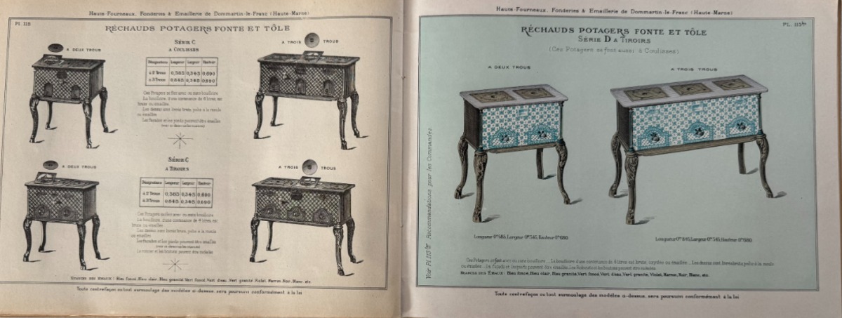 Catalogue fonderies et émaillerie de Dommartin le Franc - Maison Chanlaire - Haute Marne - Vue 5 - Divers