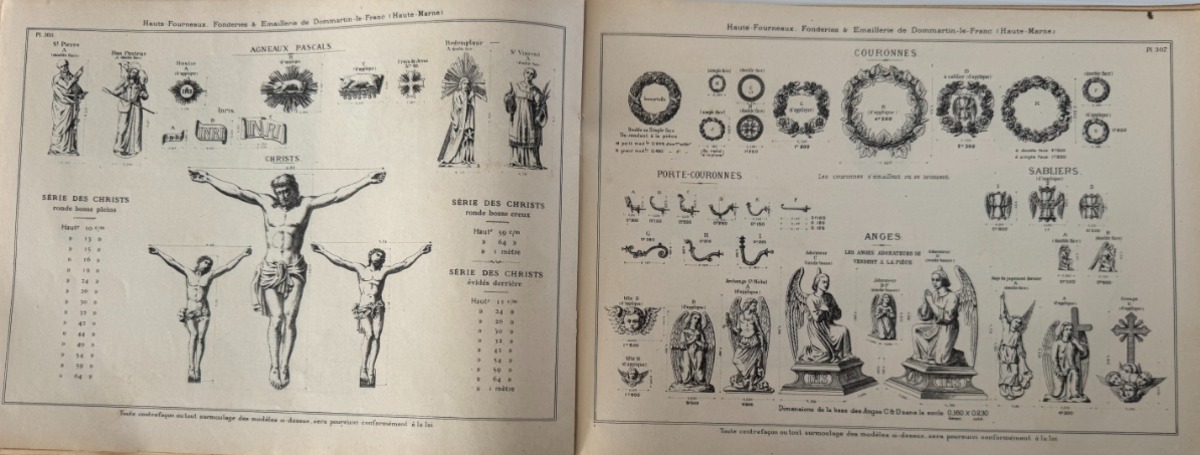 Catalogue fonderies et émaillerie de Dommartin le Franc - Maison Chanlaire - Haute Marne - Vue 9 - Divers