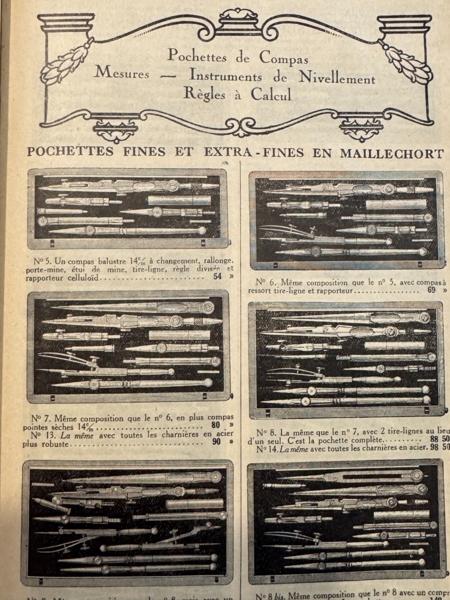 Catalogue Ancien 1932 – Matériel de Dessin & Architecture "H. DUPUIS / CH. DARRAS" Paris – Avec Échantillons Réels - Vue 6 - Divers