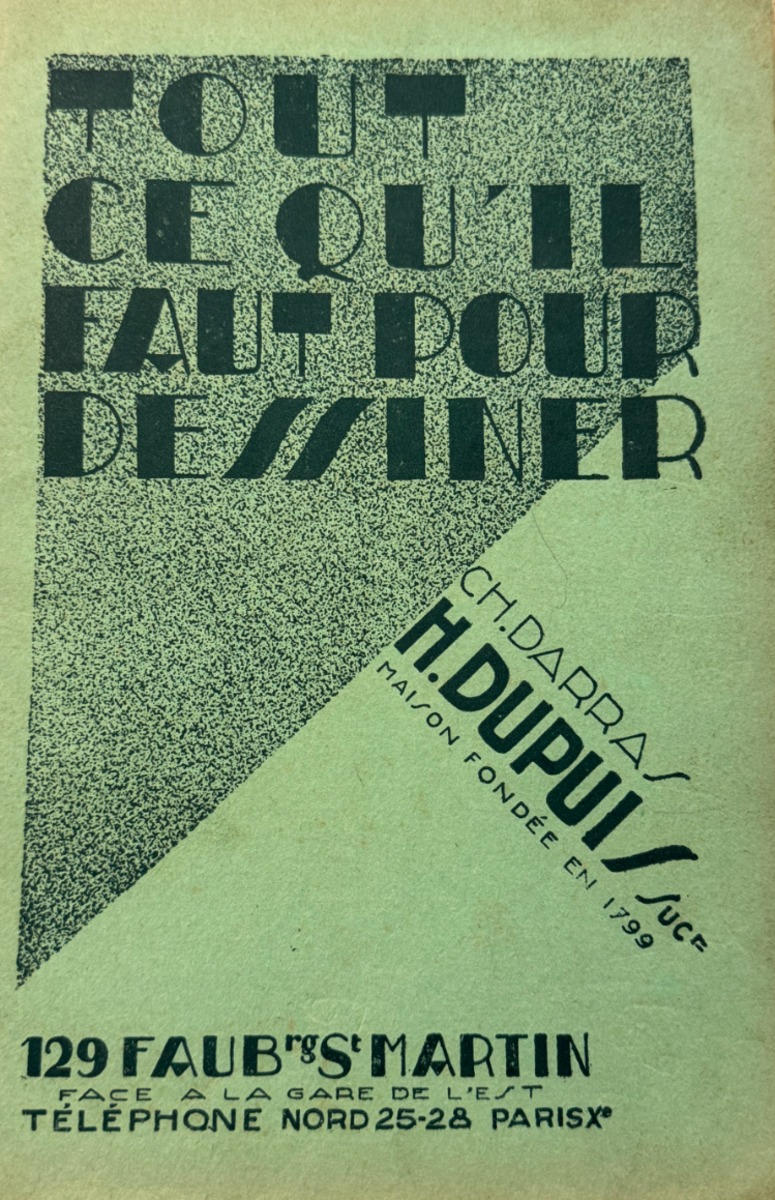 Catalogue Ancien 1932 – Matériel de Dessin & Architecture "H. DUPUIS / CH. DARRAS" Paris – Avec Échantillons Réels - Vue 9 - Divers