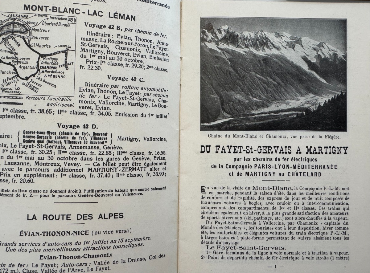 10 Guides Touristiques début XXe - PLM, Savoie Dauphiné, Mont-Blanc Alpinisme - Vue 2 - Autres