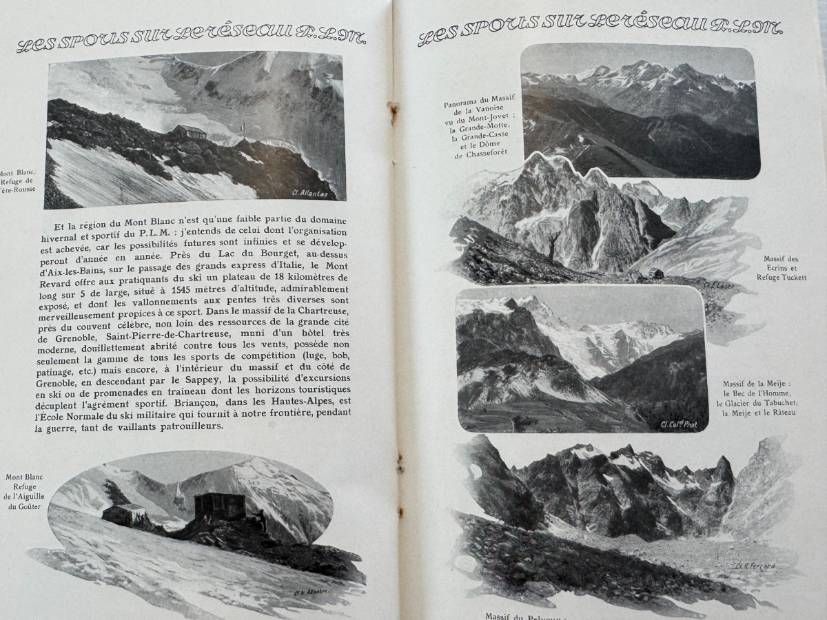 10 Guides Touristiques début XXe - PLM, Savoie Dauphiné, Mont-Blanc Alpinisme - Vue 5 - Autres