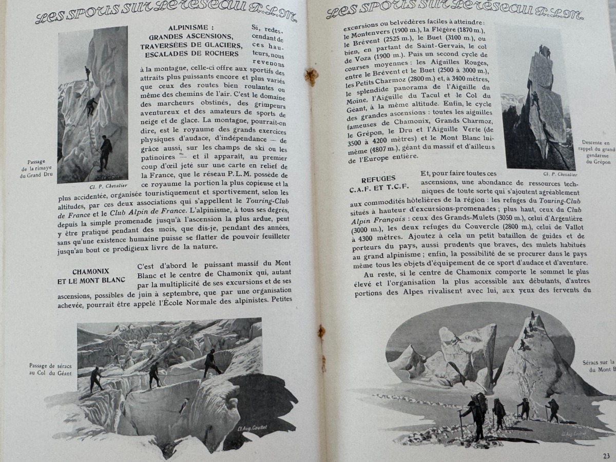 10 Guides Touristiques début XXe - PLM, Savoie Dauphiné, Mont-Blanc Alpinisme - Vue 8 - Autres